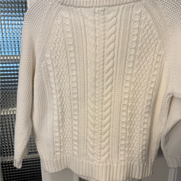 J Crew Women’s Fishman’s Cotton Knit White Sweater Sz XXS - Picture 5 of 12